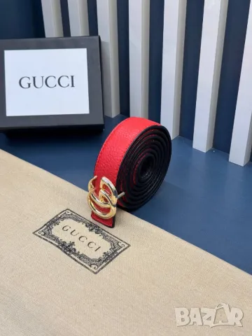 колани от естествена кожа в кутия gucci 3см, снимка 10 - Колани - 50406919