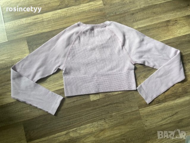 Розова спортна , снимка 2 - Блузи с дълъг ръкав и пуловери - 40107925