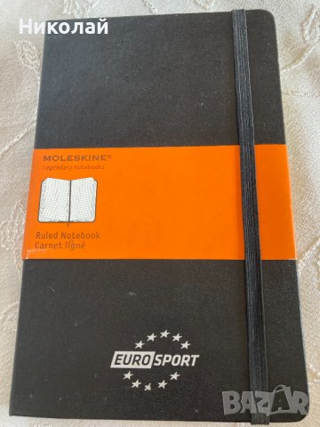 Тефтер Moleskine Classic, линиран, 120 листа/ 240 страници, 13см х 21см. брандиран Eurosport, нов, снимка 9 - Ученически пособия, канцеларски материали - 39305394