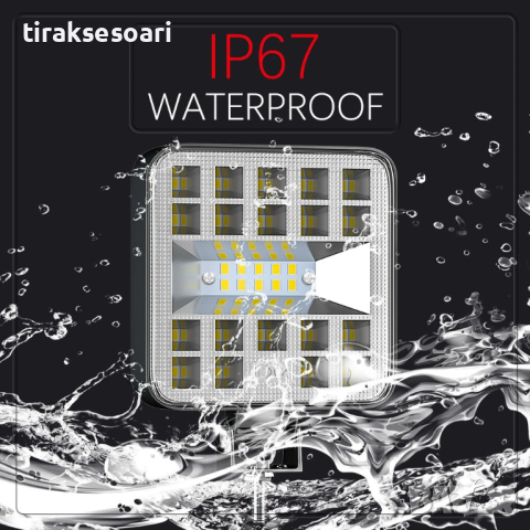 2 Броя 87W Умалени Диодни Фарове Офроуд Фарове Работни Лампи Прожектор, снимка 3 - Аксесоари и консумативи - 44737472