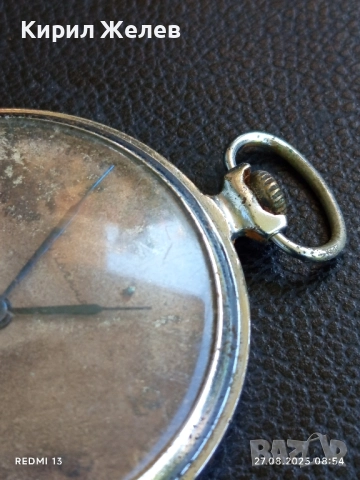 Стар джобен часовник МЪЛНИЯ СССР 17 КАМЪКА за КОЛЕКЦИОНЕРИ 39715, снимка 5 - Антикварни и старинни предмети - 51503756