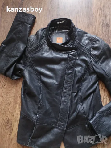 hugo boss orange - дамско кожено яке ОВЧА КОЖА С, снимка 3 - Якета - 56105952