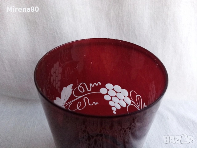 Винтидж чаши за вода - 1940 г. - 3 бр., снимка 3 - Чаши - 53728520