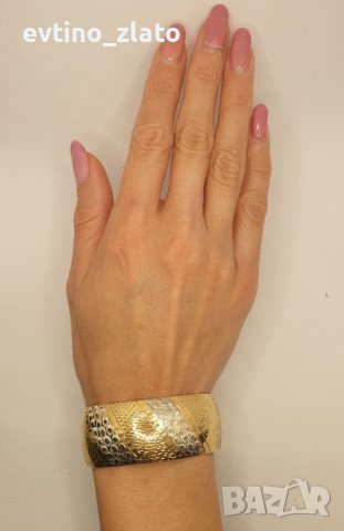 Златни твърди гривни  14К - , снимка 10 - Гривни - 40462722