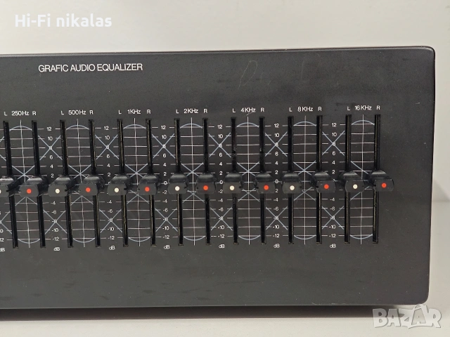 ретро EQ Hi-Fi графичен стерео еквалайзер WEGA MODUL 42 E, снимка 3 - Еквалайзери - 53811213