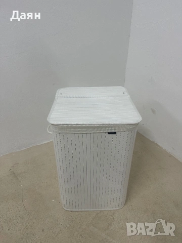 Кош за пране 95L, бамбук, SONGMICS, снимка 6 - Други стоки за дома - 53437634