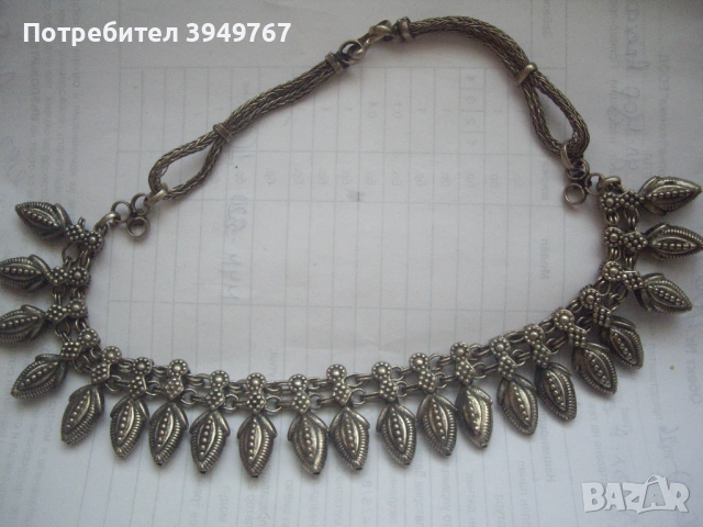 Старо масивно чокър колие., снимка 2 - Антикварни и старинни предмети - 53788638