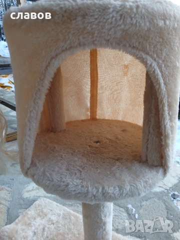 Котешко дърво с легло, снимка 2 - За котки - 53347303