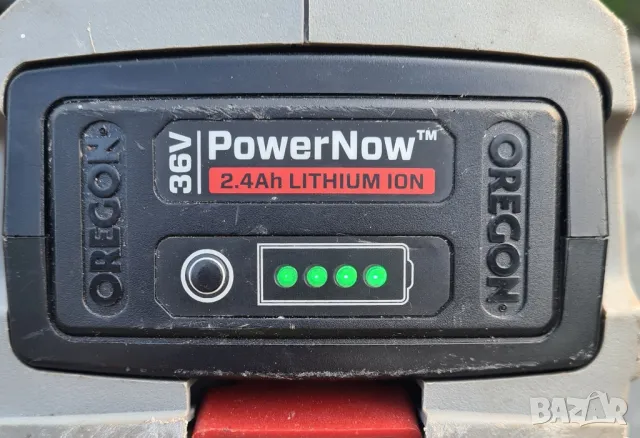 Акумулаторен тример OREGON в много добро състояние , снимка 9 - Градинска техника - 49963582