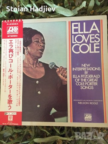 ELLA FITZGERALD-ELLA LOVES COLE,LP,made in Japan 