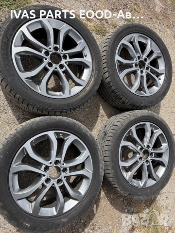 Оригинални джанти 17”
Mercedes C/w205/5x112/66.6
Летни гуми 225/50/17, снимка 2 - Гуми и джанти - 56194073
