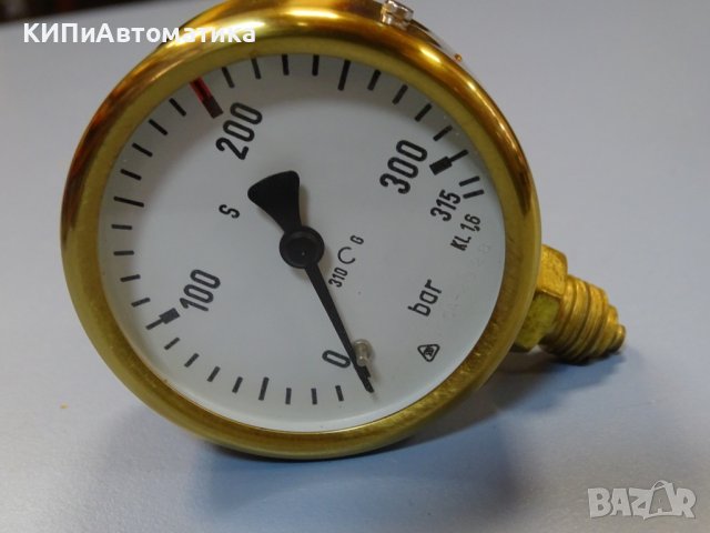 Манометър Drager/ Emerson Ф63 mm, 200 bar, снимка 4 - Резервни части за машини - 41728777