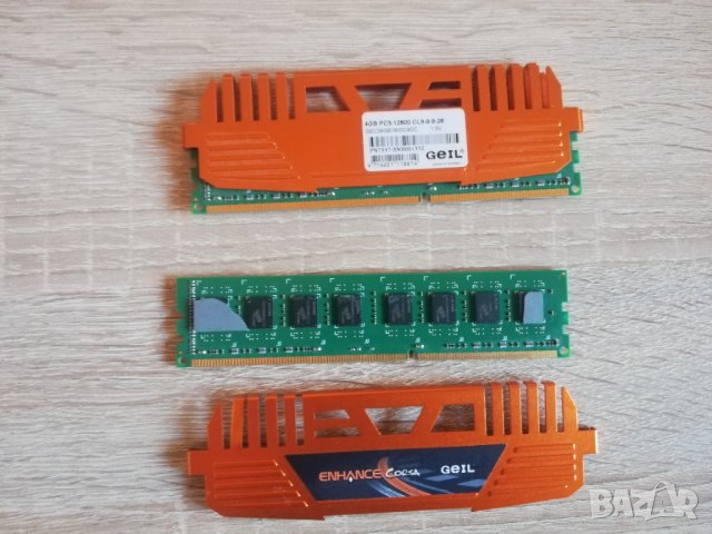 Geil DDR3 2x4GB PC3-12600 1600mhz, снимка 3 - RAM памет - 39263882