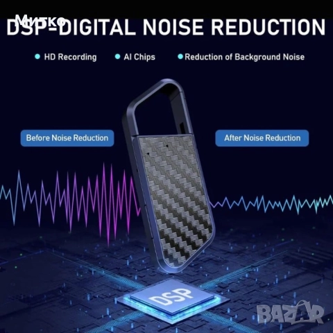 Ключодържател iUni ZD09 шпионски рекордер, 32 GB, гласово активиране, MP3 плейър, снимка 7 - Друга електроника - 52922237