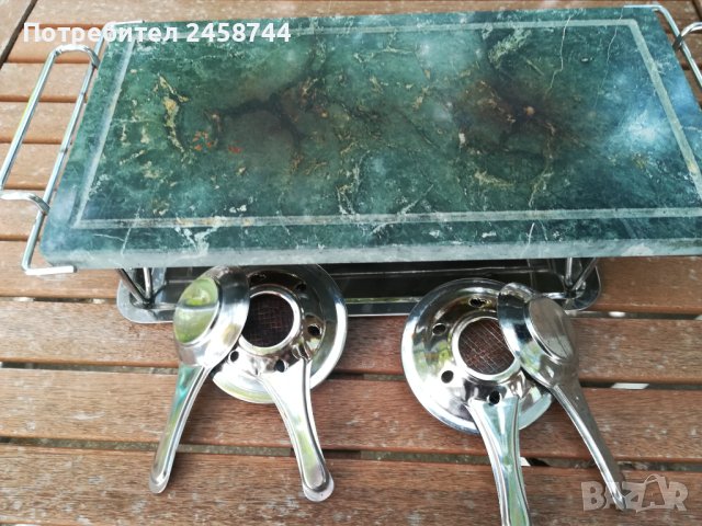 Каменна плоча за готвене, снимка 2 - Съдове за готвене - 42550525