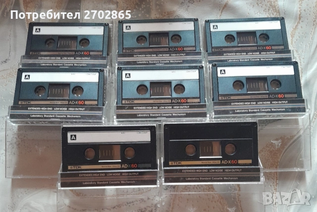Аудио касети  TDK AD Х-60 мин., снимка 3 - Аудио касети - 53442605