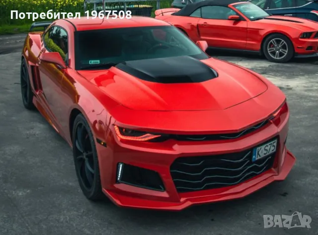 Предна броня ZL1 стил за Chevrolet Camaro 10-13 с визията след 2016-, снимка 3 - Части - 48476514