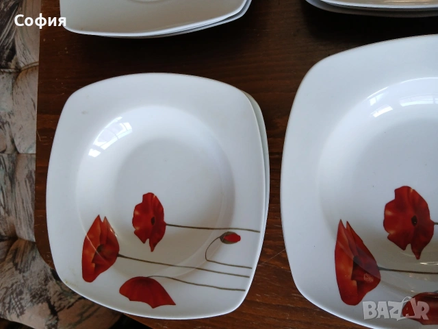 сервиз за хранене, снимка 3 - Чинии - 53742236
