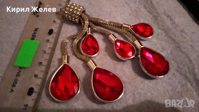 ПРЕКРАСНА СРЕБРИСТА ФЕШЪН - АРТ ВИСУЛКА КРИСТАЛНО УКРАШЕНИЕ 25282, снимка 6 - Други - 39082411