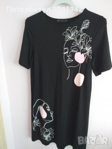 Дамска черна рокля MOHITO, снимка 8 - Рокли - 38811992