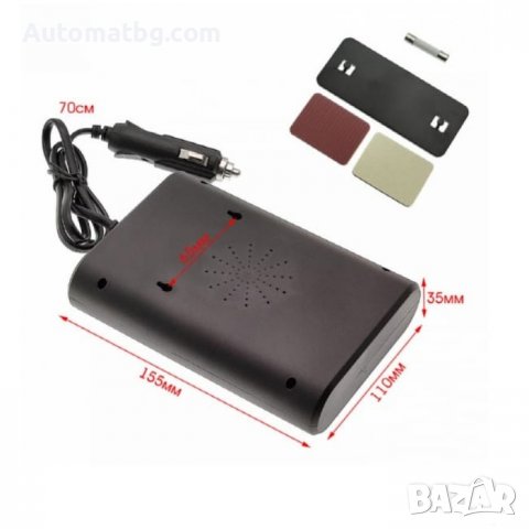 Инвертор на напрежение Automat, Преобразувател, 12V-24V, Черен, снимка 2 - Аксесоари и консумативи - 40157562