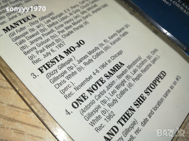 DIZZY GILLESPIE-АУДИОКАСЕТА 0410212045, снимка 17 - Аудио касети - 34350171