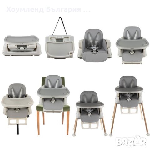 Висок детски стол за хранене 6в1, снимка 7 - Други стоки за дома - 42078713