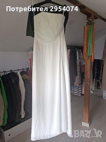 Нова рокля в бяло мл 85лв