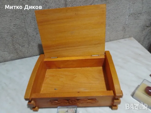 Дървена кутия като нова от соца преброена 210х148х75мм, снимка 7 - Декорация за дома - 56226421