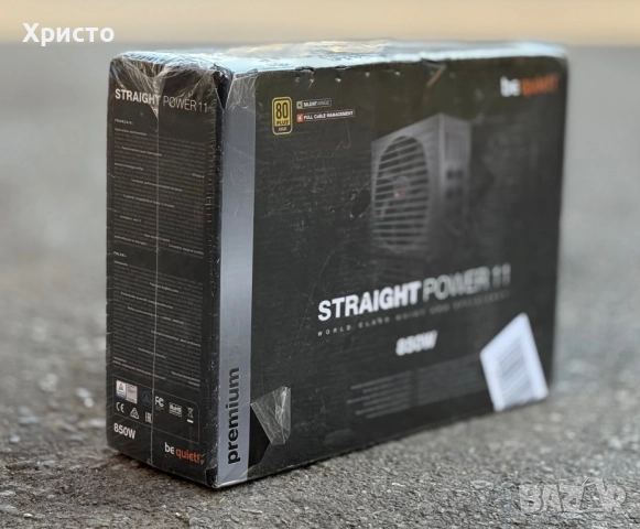 НОВО!!! Захранващ блок be quiet! Straight Power 11, 80 PLUS Gold, 850W , снимка 3 - Захранвания и кутии - 52798300