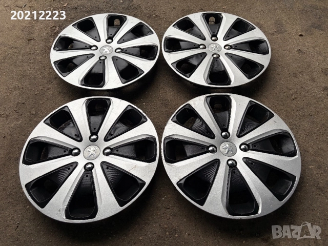 4 броя оригинални тасове за Peugeot Partner 15, снимка 2 - Аксесоари и консумативи - 52663736