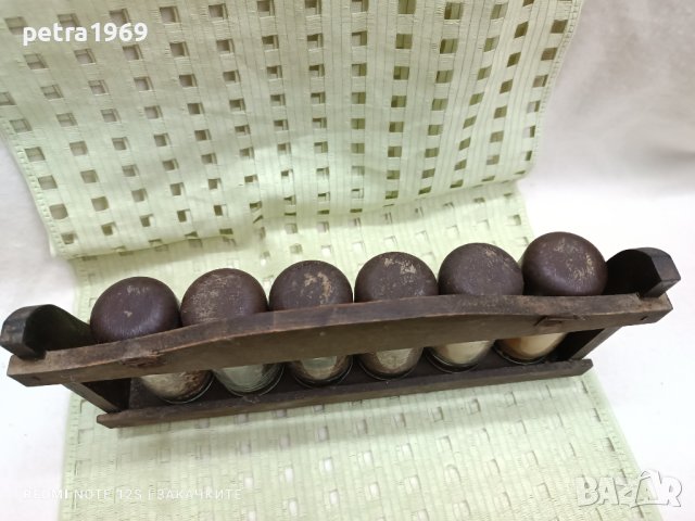 Комплект за подправки - 6 бурканчета с етажерка, снимка 8 - Аксесоари за кухня - 44507462