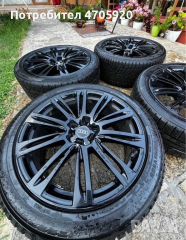 20-ски джанти с гуми Ауди 5х112, снимка 3 - Гуми и джанти - 53525076