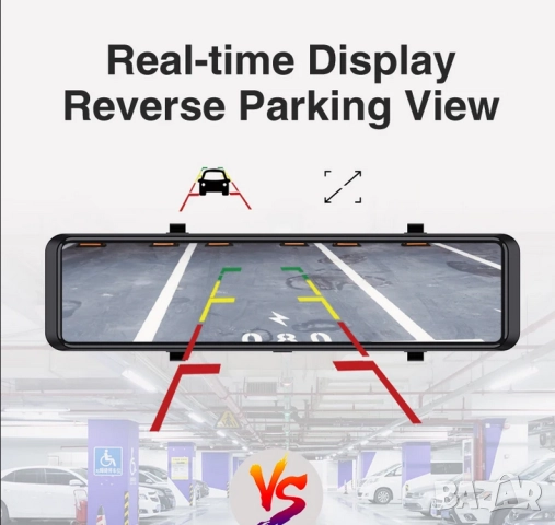 12-инчово смарт огледало с Android 14.0, 4G/LTE и WiFi свързаност, снимка 6 - Аксесоари и консумативи - 52430326