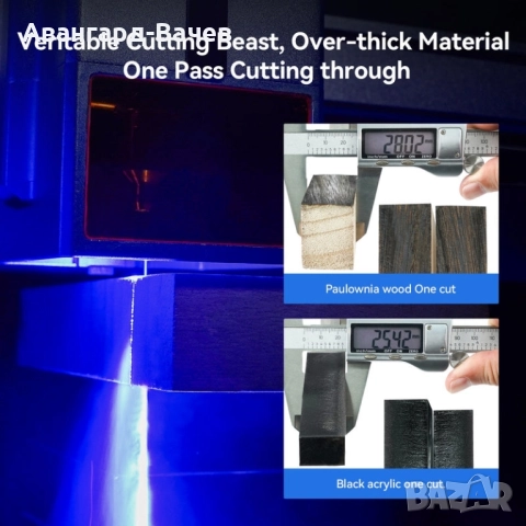 iKier K1 Pro Max 70W Combo: Лазерен резец с диоден корпус , снимка 4 - Друга електроника - 51710655