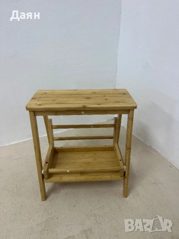 Сгъваема бамбукова табуретка, стълба с 2 стъпала COSTWAY, снимка 10 - Други стоки за дома - 53163661