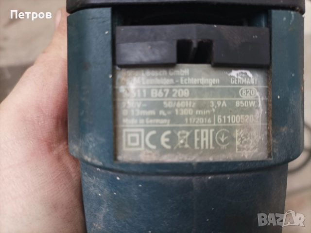 Перфоратор Бош GBH 2-28DFV, снимка 8 - Бормашини - 52997162