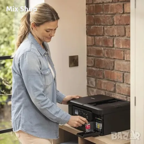 Нов Многофункционален термопринтер Brother DCP-J1360DW, Wi-Fi, монохромен, 3 в 1, снимка 2 - Друга електроника - 56071841