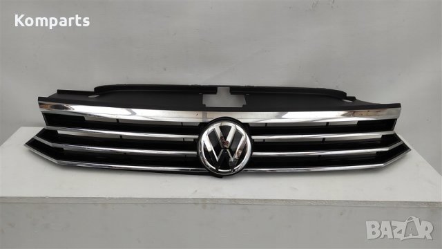 Оригинална радиаторна решетка никел VW Volkswagen Passat B8 2017 г. 3G0853653 3G0853651 3G0853651A, снимка 1 - Части - 41436536