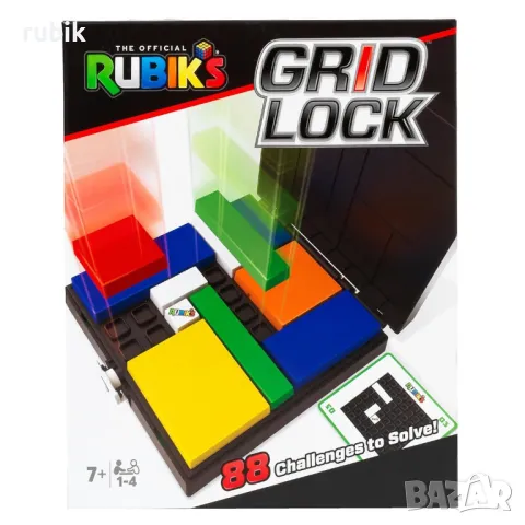 Логическа настолна игра Rubik's Gridlock, снимка 7 - Игри и пъзели - 47941862