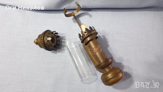 Старинен месингов вагонен аплик, снимка 3 - Антикварни и старинни предмети - 52791883