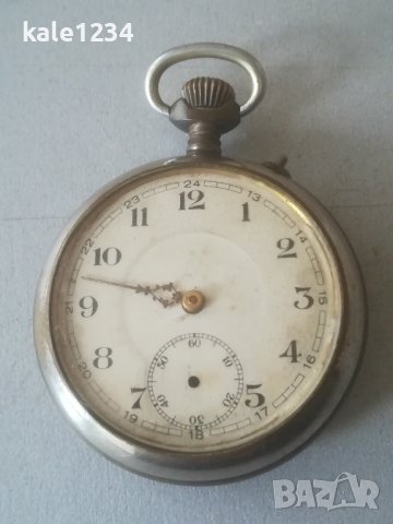 Джобен часовник. Vintage pocket watch. Механичен , снимка 3 - Мъжки - 44399860