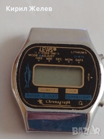 Ретро модел електронен часовник LEVI'S за колекция декорация - 26519, снимка 6 - Мъжки - 36123496
