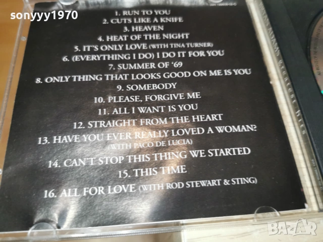 BRAYAN ADAMS CD 3001262144, снимка 6 - CD дискове - 53288670