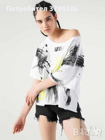 Дамска памучена тениска"Пролет-лято" PUNKQUEEN 