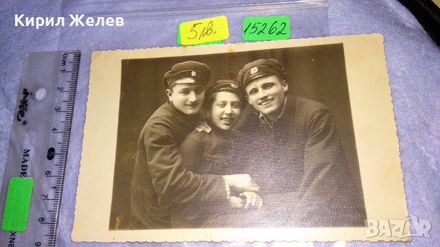 СТАРА ШКОЛНИШКА СНИМКА КАРТИЧКА - ГИМНАЗИСТИ ЦАРСТВО БЪЛГАРИЯ ФОТО ИЗГРЕВЪ П.ТЕРЗИЕВЪ СЕВЛИЕВО 15262, снимка 3 - Колекции - 38631574
