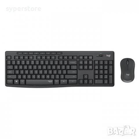 Клавиатура + Мишка Безжични Logitech  Desktop MK295 Silent BG бяла, SS300657, снимка 1 - Клавиатури и мишки - 38922103