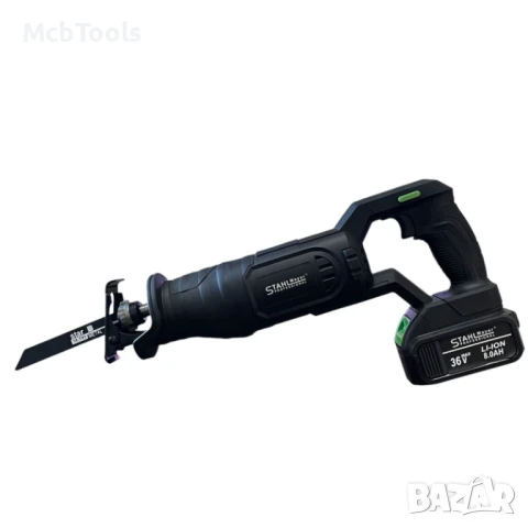 Акумулаторен саблен трион STAHLMAYER 36v с 2 батерии 8A, снимка 3 - Други инструменти - 51102924