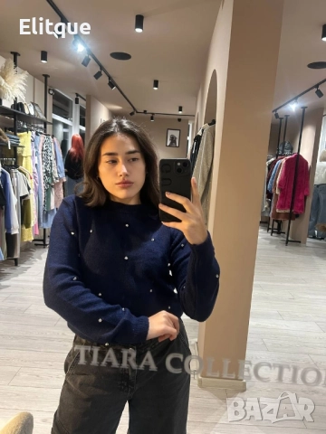 блузи с камъни , снимка 3 - Блузи с дълъг ръкав и пуловери - 52510216