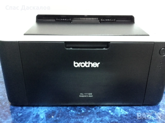 Отличен!!! Лазерен принтер Brother HL 1112, снимка 4 - Принтери, копири, скенери - 53850911